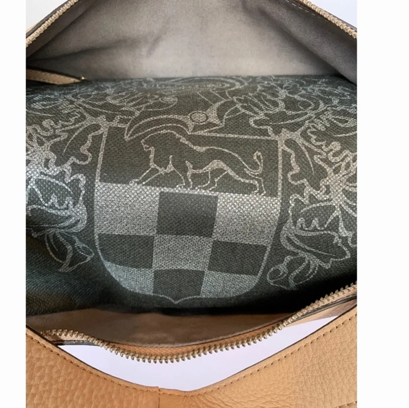 Vince Camuto Cory Hobo Douthwest Style Tan Leather Purse Handbag - Picture 6 of 6